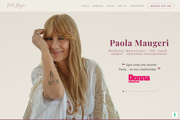 Anteprima del sito Paola Maugeri